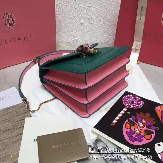 BVLGARI寶格麗 專櫃最新 閃電吊墜限量款 三層風琴包 可手提單肩斜挎 B286999 FYD1424
